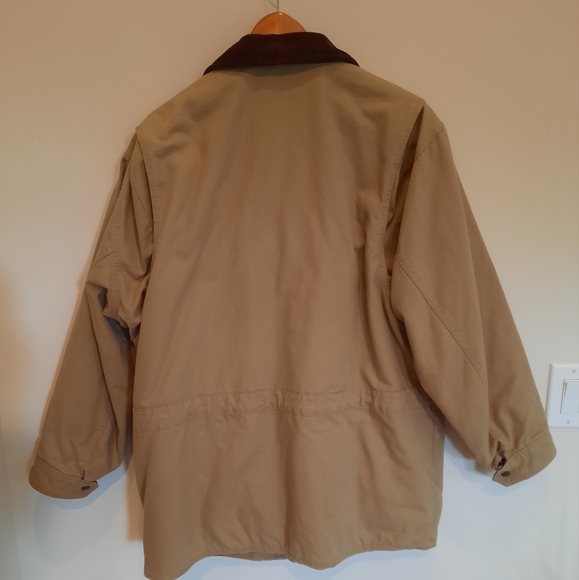 Dockers Men's Tan Barn Coat 100% Cotton Shell Size Large - Picture 2 of 10